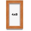PosterPalooza | Panoramic Classic Brown Picture Frame - UV Acrylic, Foam Board Backing, Hanging Hardware - 2 of 4