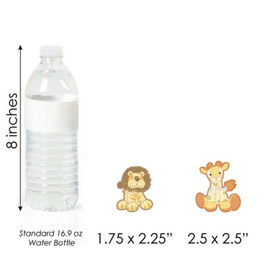 Noah's Ark Animal Shaped Baby Shower Cut-Outs, 24 Count