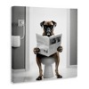 Stupell Industries Boxer Dog & Newspaper, 17" x 17" - 3 of 4