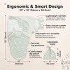 3-Pack Organic Swaddle Sleep Sacks Baby with Knot Hats, Newborn Premies Swaddles Wrap 0-3 Months, Ergonomic Wearable Blanket - 2 of 4