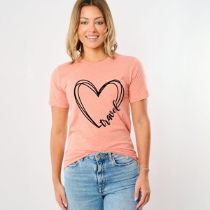 Simply Sage Market Travel Heart Short Sleeve Tee - 1 of 4