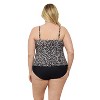 Aqua Green, Women's Triple Tier Tankini - 3 of 3