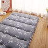 Futon Mattress, Japanese Twin Size - Floral Pattern Floor Mattress for Tatami, Sleeping Pad, Camping Travel - 3 of 4