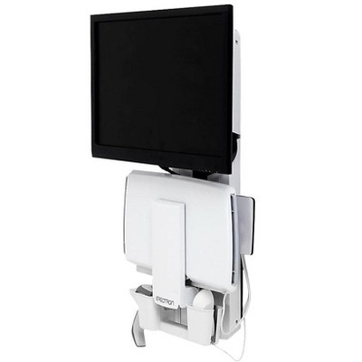 Ergotron StyleView Sit-Stand Vertical Lift Patient Room Monitor Mount 61-080-062