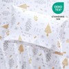 Christmas Bed Sheets, 4 Pcs Soft Brushed Microfiber Winter Holiday Bed Sheet Set, 16" Deep Pocket, Snug Fit, Breathable, Wrinkle Resistant - 3 of 4