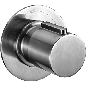 ALFI AB9101-BN Brushed Nickel Modern Round 3 Way Shower Diverter - 1 of 4