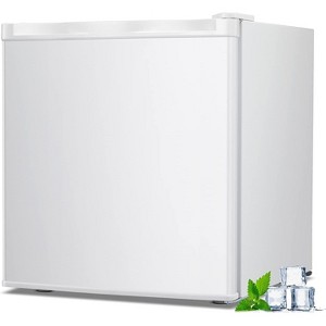 ZAFRO 1.1 Cu.ft Upright Freezer,Compact,Adjustable temp,reversible door,removable shelves,Quiet & efficient,Perfect for home/office/dorm - 1 of 4