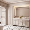 Rectangular Framed Tempered Glass Wall-Mounted Bathroom Vanity Mirror - 2 of 4