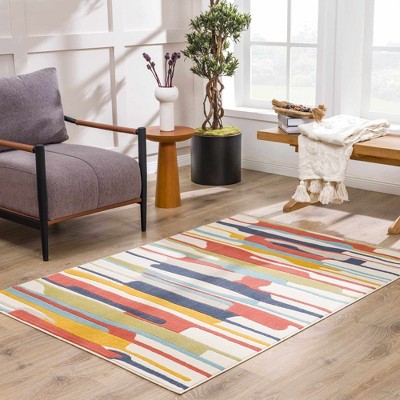 Hauteloom Southfields Colorful Modern Area Carpet