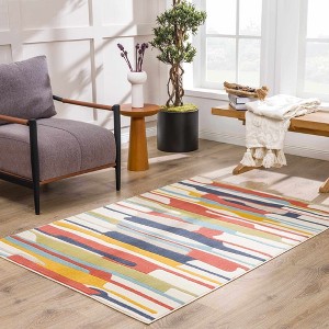 Hauteloom Southfields Colorful Modern Area Carpet - 1 of 4