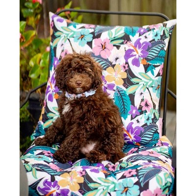 Star Foliage Multicolor Water-Resistant Patio Chair Cushions, 19" x 19" x 5" (2-Pack)