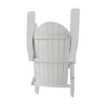 WestinTrends Tuscany HIPS¬¨‚Ä†Outdoor¬¨‚Ä†Patio¬¨‚Ä†Folding¬¨‚Ä†Adirondack¬¨‚Ä†Chair with Ottoman and Side Table (3-Piece) - 4 of 4