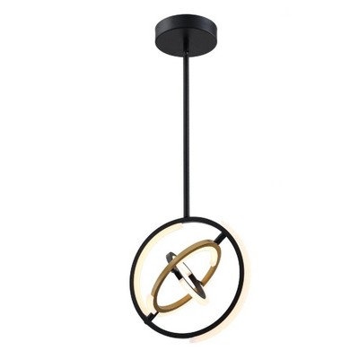 Artcraft Lighting Trilogy 1 - Light Pendant in  Black/Gold