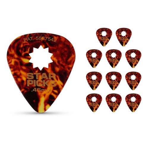 Everly Star Classic Tortoise Shell Guitar Picks : Target