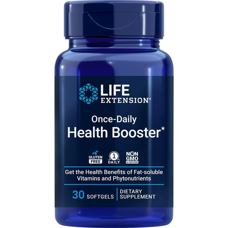 Life Extension Once-Daily Health Booster  -  30 Softgel, 1 of 3