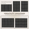 Kozyard Powder Coated Galvanized Steel Privacy Screen 74''H x 47.2 ''W Decorative Fence with Stand - 2 of 4