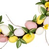 Northlight Easter Eggs and Flower Buds Artificial Wreath - 22" - Pink and Yellow - Unlit - image 4 of 4