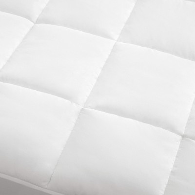 Ultra-Soft White Microfiber Twin XL Mattress Pad