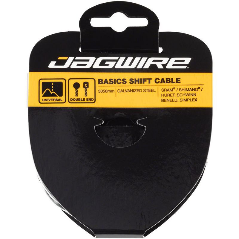 Jagwire Basics Shift Cable - 1.2 x 3050mm, Galvanized Steel, Shimano/SRAM, Huret, 1 of 4