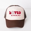 Simply Sage Market Loved Mama Smiley Face Foam Trucker Hat - Adult - Brown Tan - 2 of 3