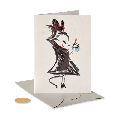 Minnie Mouse Sketched Cupcake Card - PAPYRUS