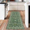 Floral Indoor Floor Rugs: Washable, Non-Slip, Ultra Thin Boho Flower Style for Living Room, Girls' Room, Nursery, Playroom - 4 of 4