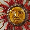 Metal Sun and Moon Indoor Outdoor Wall Decor with Stars Gold - Olivia & May - 3 of 4