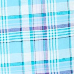 paradise blue plaid