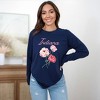 Simply Sage Market Women's Indiana Flower Colorful Long Sleeve Graphic Tee - image 2 of 3