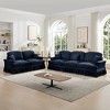 GDFStudio Sonne Modular Chenille Upholstered Sofa Set with Detachable Ruffle Skirts - 2 of 4