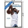 Trends International NBA Minnesota Timberwolves - Anthony Edwards Feature Series 24 Framed Wall Poster Prints - 3 of 4