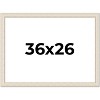 PosterPalooza | Weathered White Picture Frame - UV Acrylic, Backing Board, Hanging Hardware Included - 2 of 4