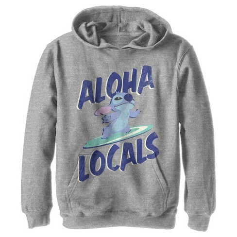 Boy's Lilo & Stitch Surfing Aloha Locals Pull Over Hoodie - image 1 of 4