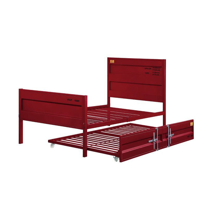 Cargo 79&#34; Full Bed Red - Acme Furniture, 5 of 6