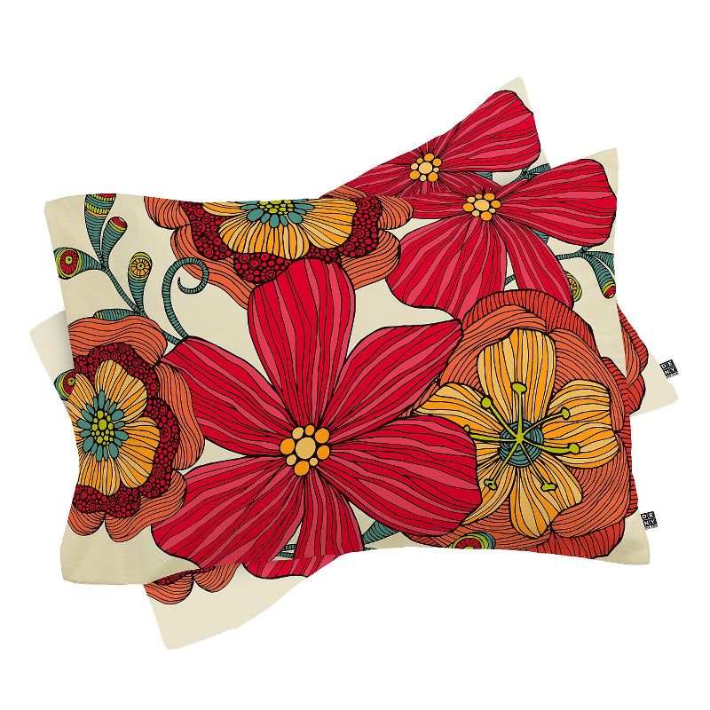 Valentina Ramos Clementine Pillow Sham Standard Red - Deny Designs, 1 of 6