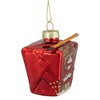 Northlight 3.5" Red Asian Food Take Out Container Glass Christmas Ornament - image 3 of 4