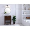 Elegant Lighting Gene 2 light Chrome and Frosted white glass Wall sconce - 2 of 4