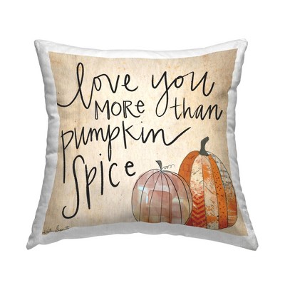 Stupell Industries Romantic Pumpkin Spice Phrase Patterned Gourds