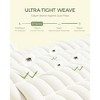 FAUNNA 100% Cotton Duvet Cover, Hypoallergenic White Zipper Comforter Cover, Bed Bug Proof, Breathable & Antimicrobial Protector (Queen) - 2 of 4