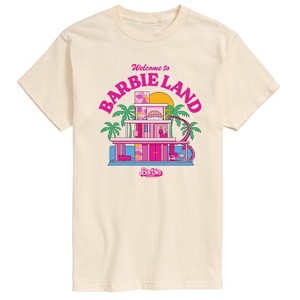 Men's - Barbie - Welcome To Barbie Land Short Sleeve Graphic T-Shirt - 1 of 4