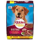 Kibbles 'n Bits Bistro Beef, Spring Vegetable & Apple Flavors Adult Complete & Balanced Dry Dog Food - 16 lbs
