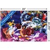 Trends International One Piece: Wano Country - Fighting Trio Unframed Wall Poster Print Clear Push Pins Bundle 22.375" x 34" - 3 of 4