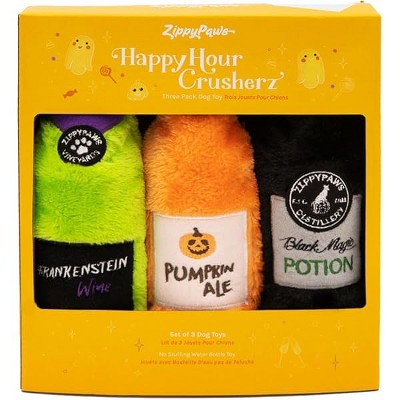 ZippyPaws Happy Hour Crusherz - Halloween Three Pack