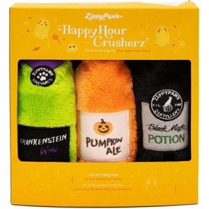 ZippyPaws Happy Hour Crusherz - Halloween Three Pack - 1 of 1