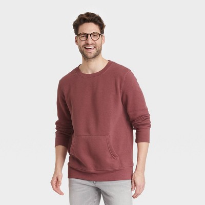 Men's Relaxed Fit Crewneck Adaptive Sweatshirt - Goodfellow & Co™