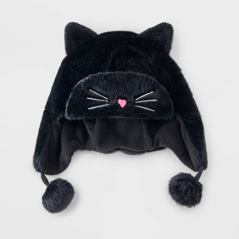 Black hat with ears on sale