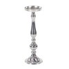 Set of 3 Classic Aluminum Design Pillar Candle Holders - Olivia & May: Elegant Tabletop & Mantel Decor - 4 of 4