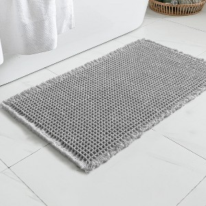 BAGOKIE Set of 2 Waffle Bathroom Rugs & Mats - 1 of 4