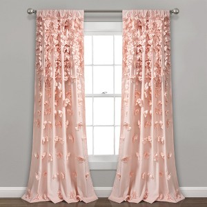 Home Boutique Riley Window Curtain Panel Blush Single 54X95 - 1 of 1