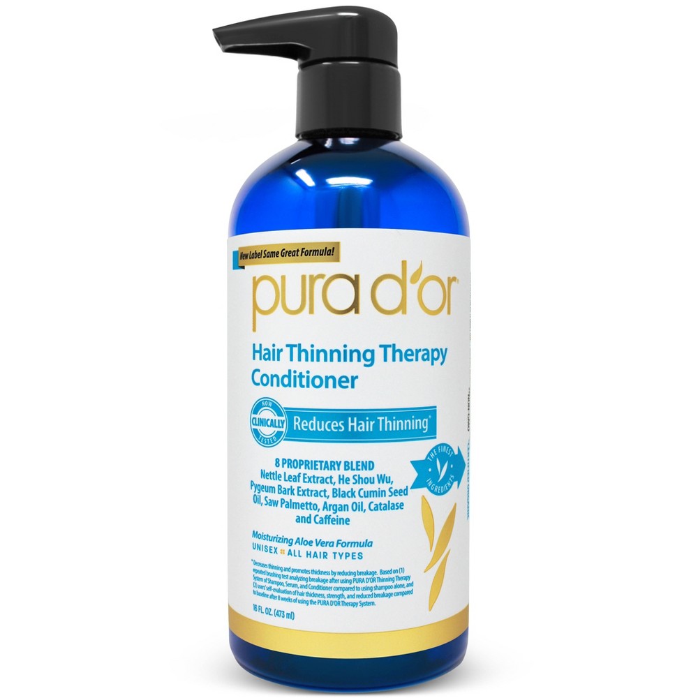 Pura D'or Hair Thinning Therapy Conditioner 16 Fl Oz